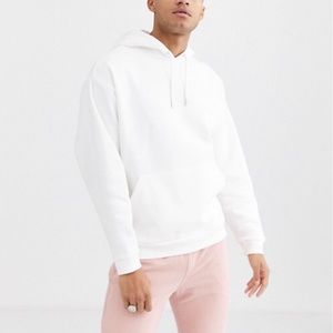 ASOS BASIC WHITE HOODIE‼️